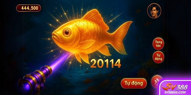 Săn boss cá vàng trong game Bắn Cá Vàng tại SV388